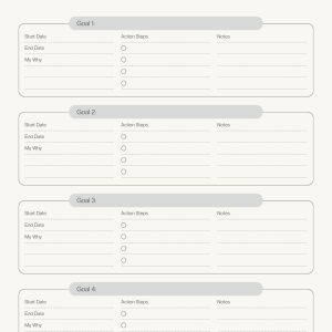 Weekly Goal Tracker