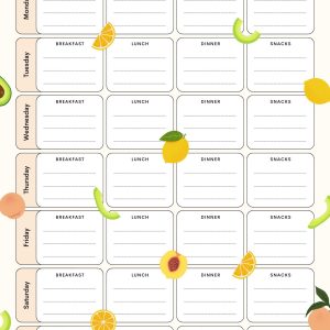 Weekly Menu Planner
