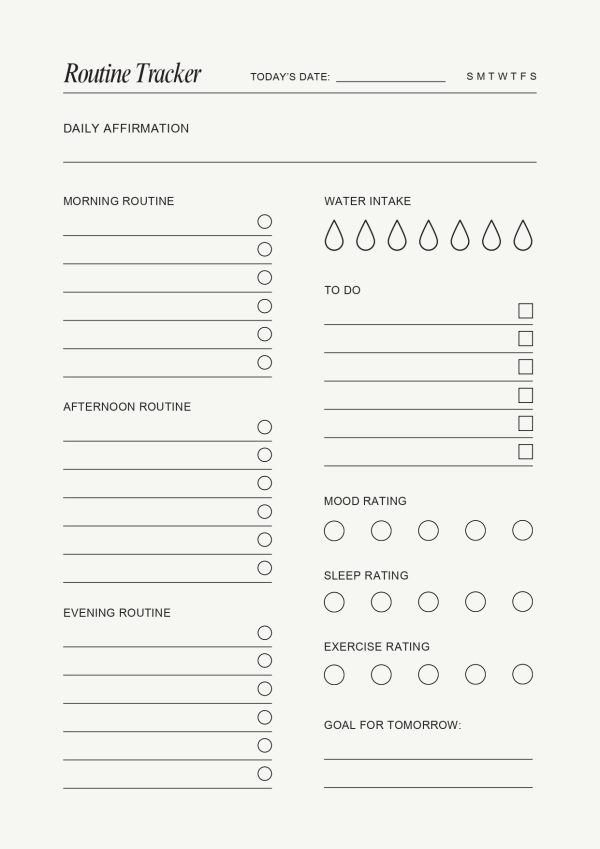 Daily Routine Tracker